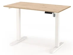 Hæve-sænkebord Houston 1704 (Artisan eg + Hvid)