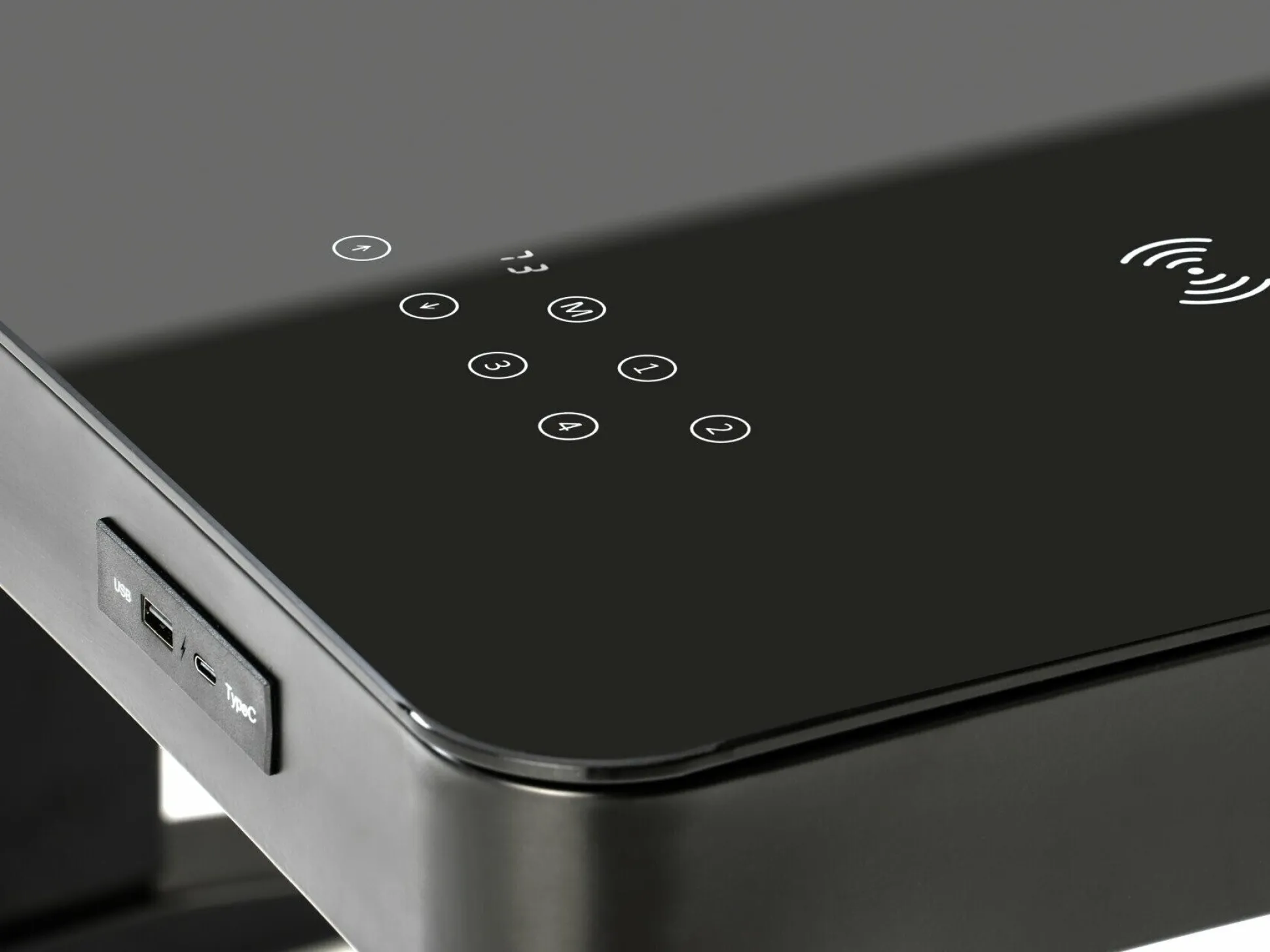 Hæve-sænkebord Houston 1703 (Sort)