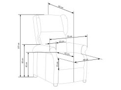 Hvilestol Houston 878 (Mørkegrøn)