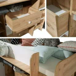 Køjeseng Hartford 359 (Artisan eg + Hvid)