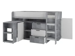 Køjeseng Hartford 363 (Beton + Hvid)