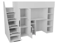 Køjeseng Hartford 192 (Hvid + Glossy pink + Glansfuld hvid)