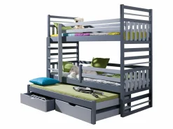 Køjeseng Henderson 123 (Grafit + Grå)