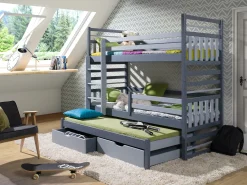 Køjeseng Henderson 123 (Grafit + Grå)
