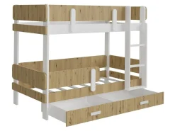 Køjeseng Henderson 144 (Hvid + Artisan eg)