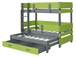 Køjeseng Henderson 145 (Hvid + Egetræ)