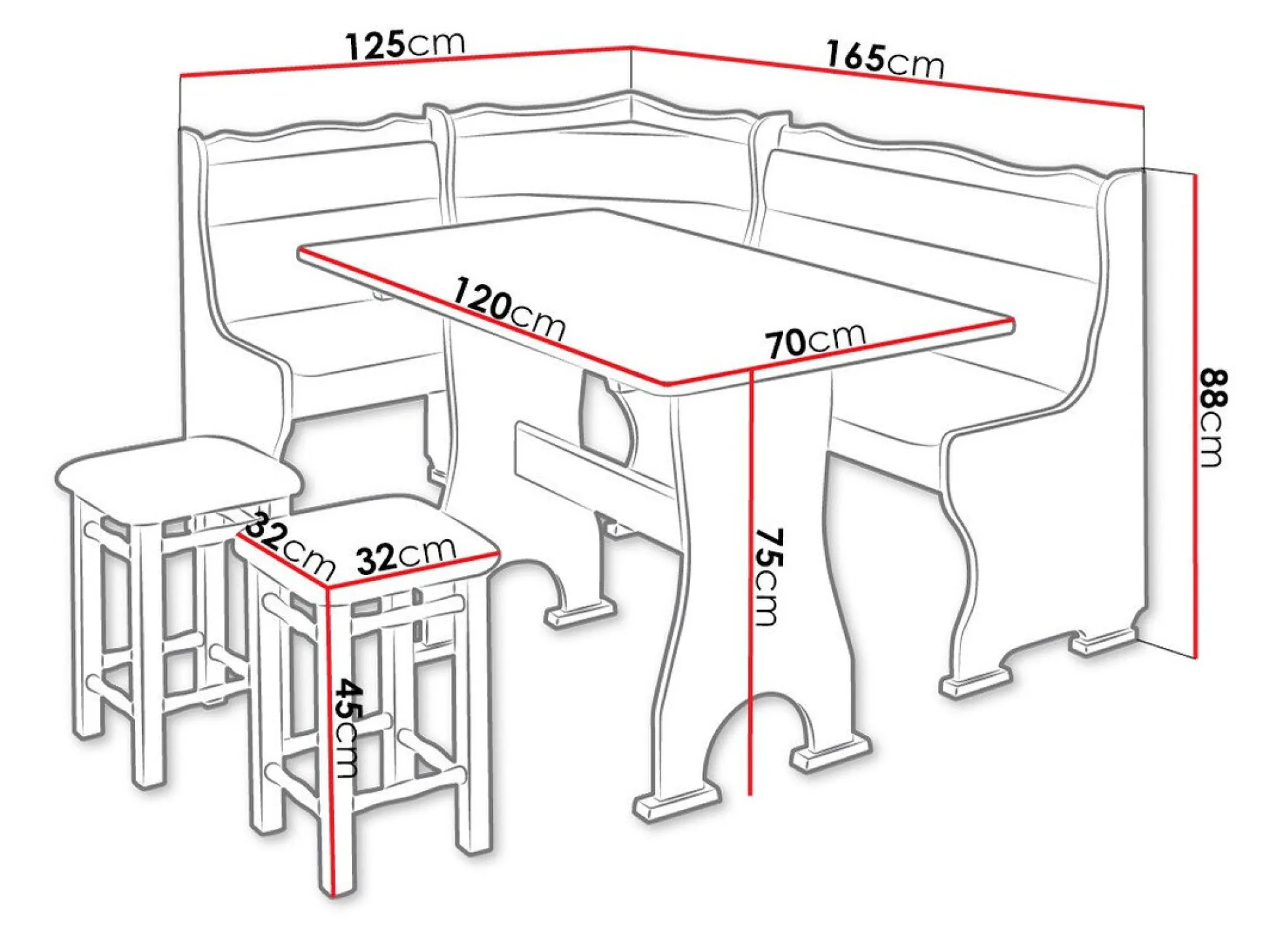 Køkkenhjørne Edmond 106