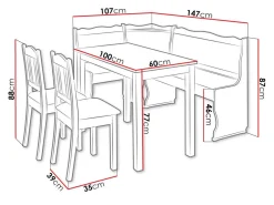 Køkkenhjørne Edmond 105