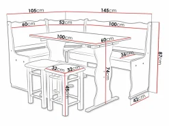 Køkkenhjørne Edmond 100 (Peru 05)
