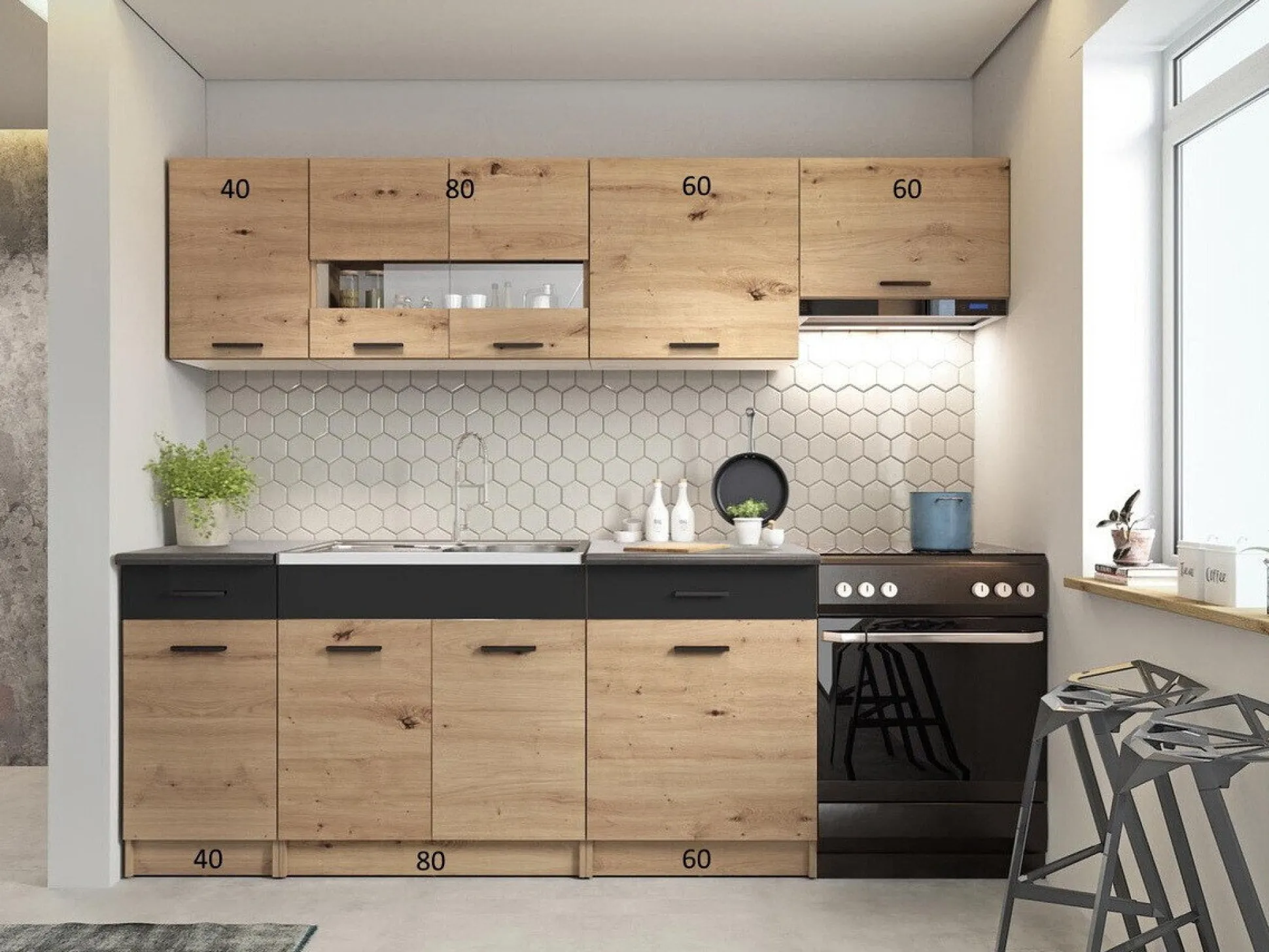 Køkkensæt Houston 1278