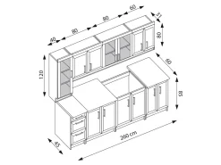 Køkkensæt Houston 454