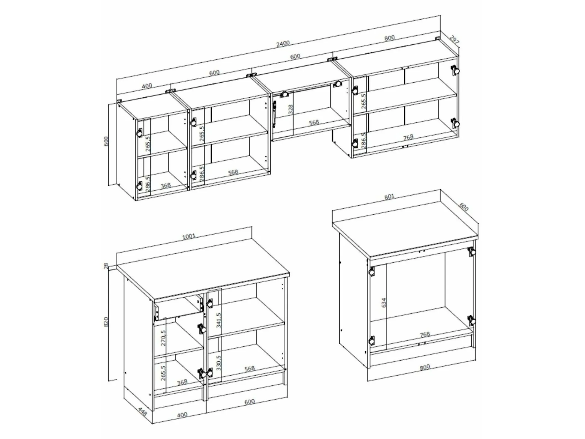 Køkkensæt Houston 1721