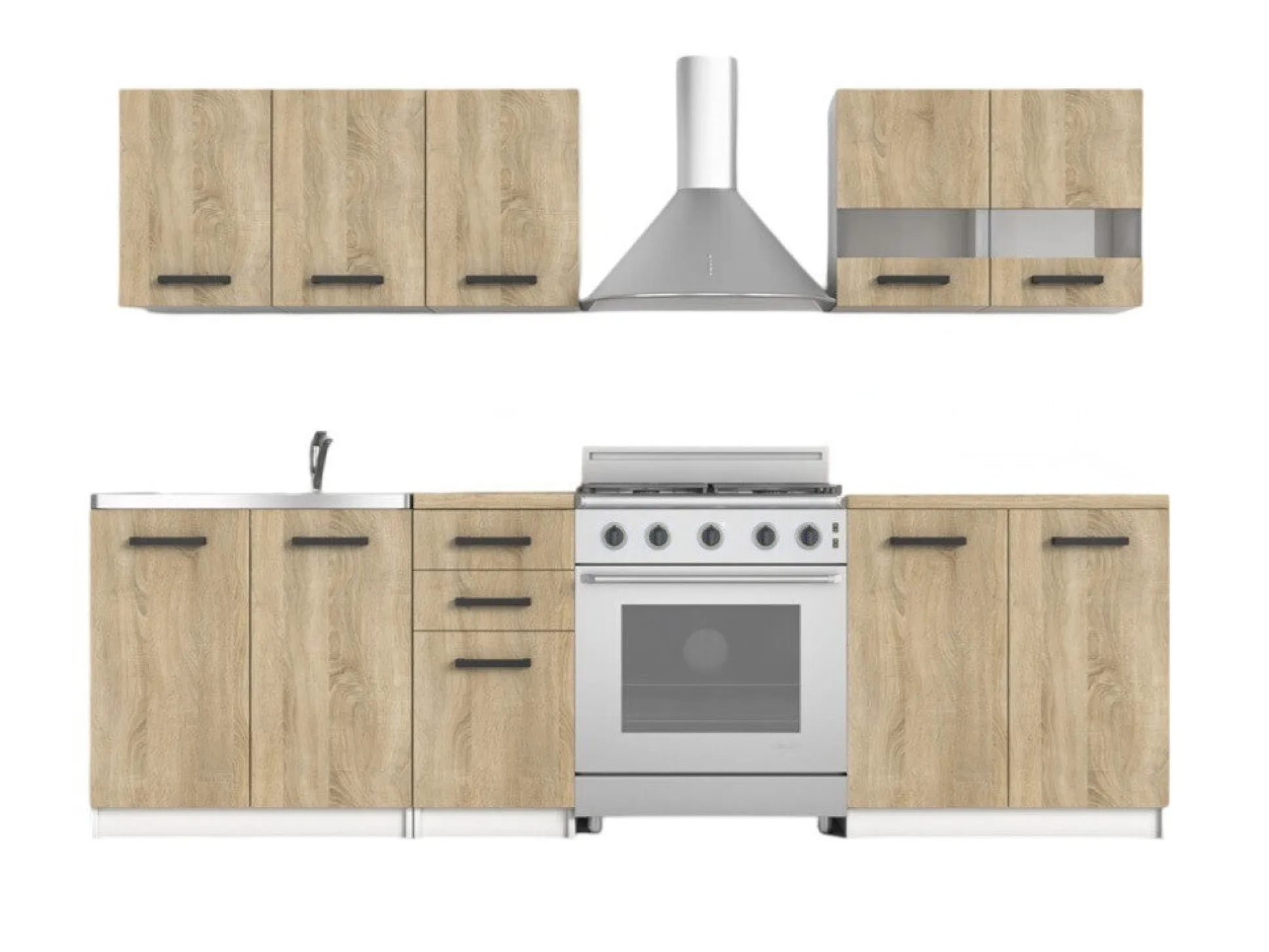 Køkkensæt Mandeville 240 (Sonoma eg)