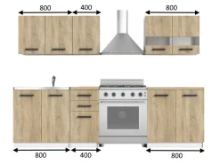 Køkkensæt Mandeville 240 (Sonoma eg)