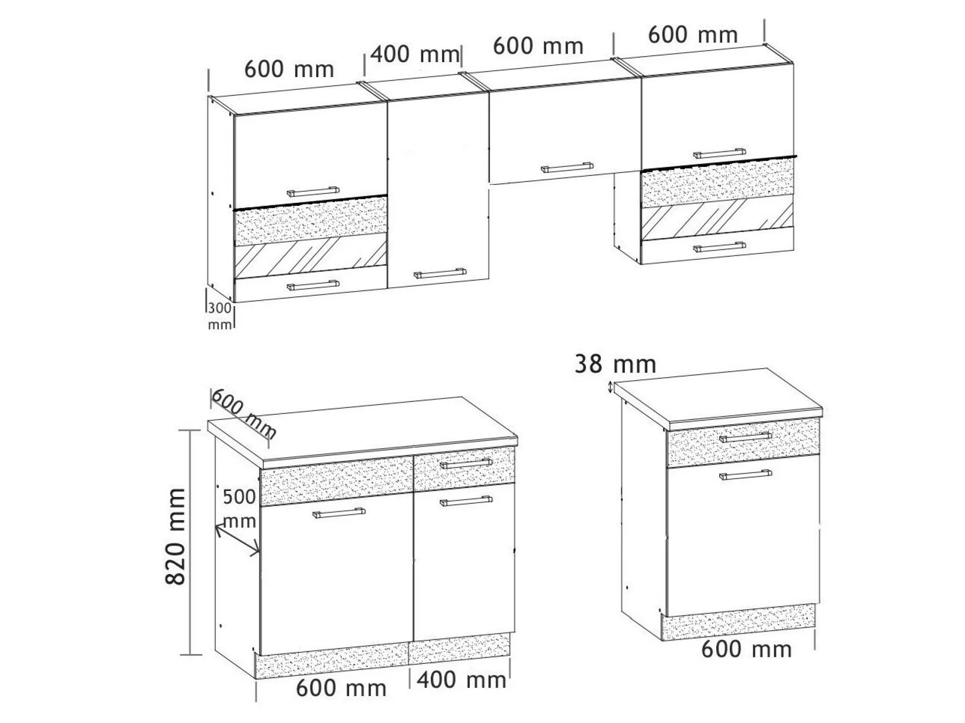 Køkkensæt Mode Dark 126