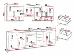 Køkkensæt Tucson 166