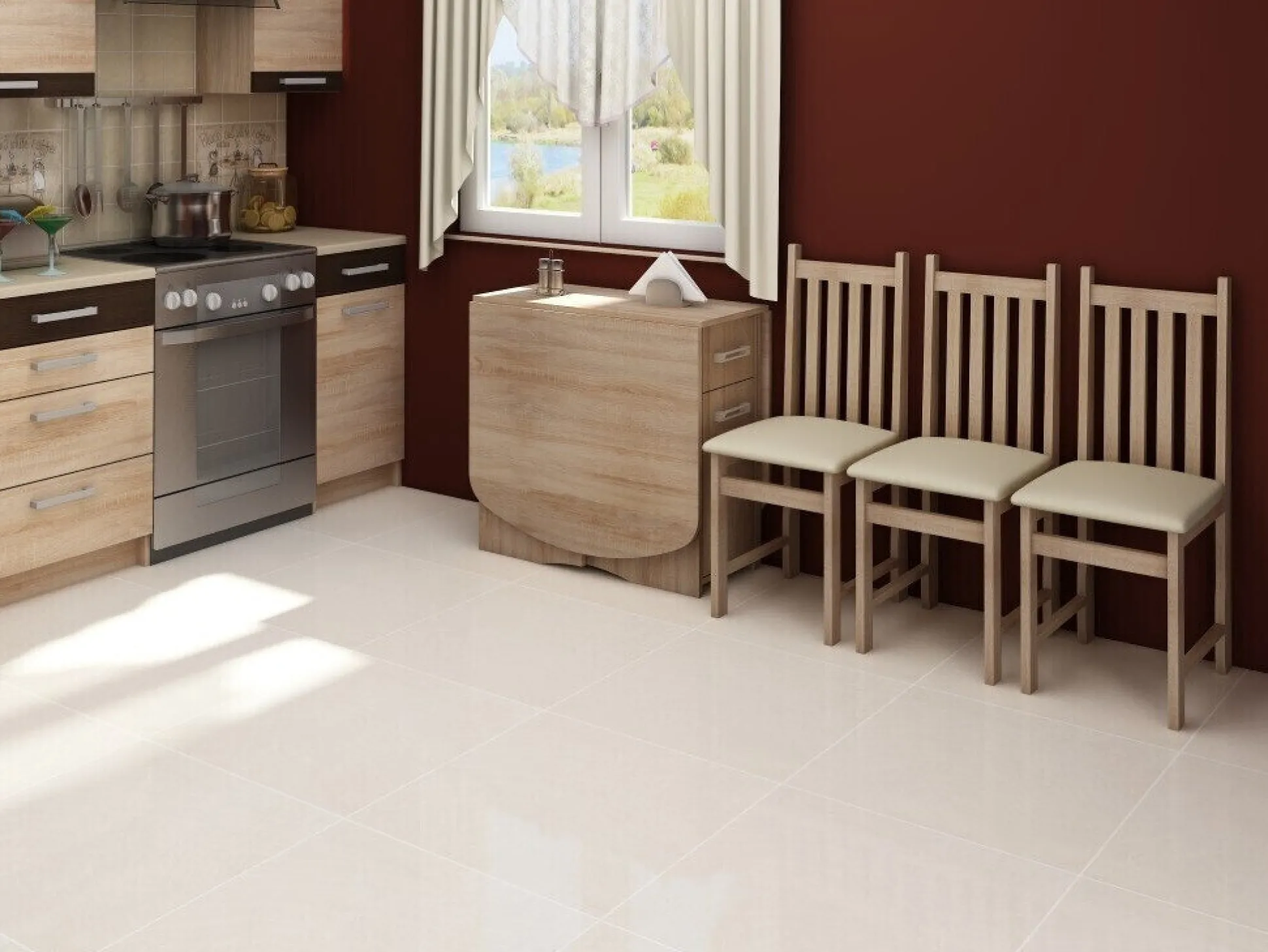 Klapbord Gilroy 105 (Sonoma eg)