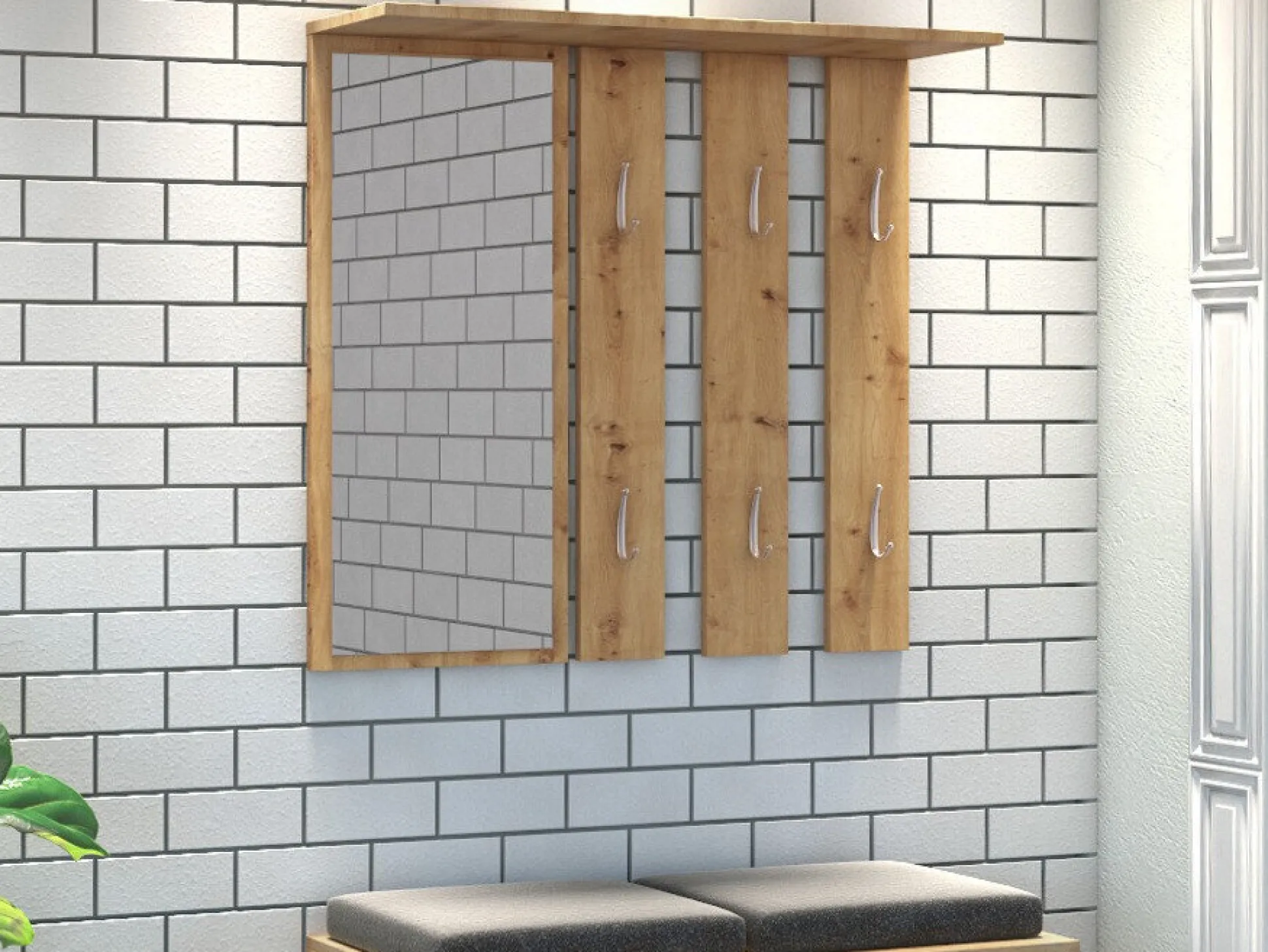 Knagerække Mandeville 180