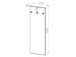 Knagerække Vosoe 106