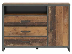 Kommode Belsera 101 (Brun + Matera grå)