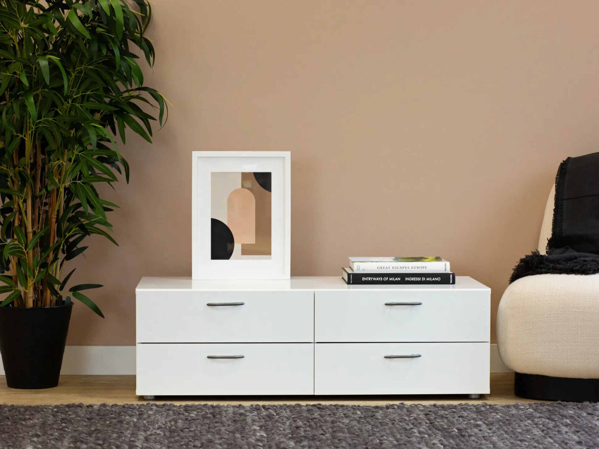 Kommode Bristol 186 (Hvid)