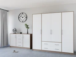 Kommode Cavmero 109 (Sonoma eg + Hvid)