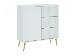 Kommode Cirferi 100 (Hvid + Gylden)