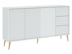 Kommode Cirferi 102 (Hvid + Gylden)