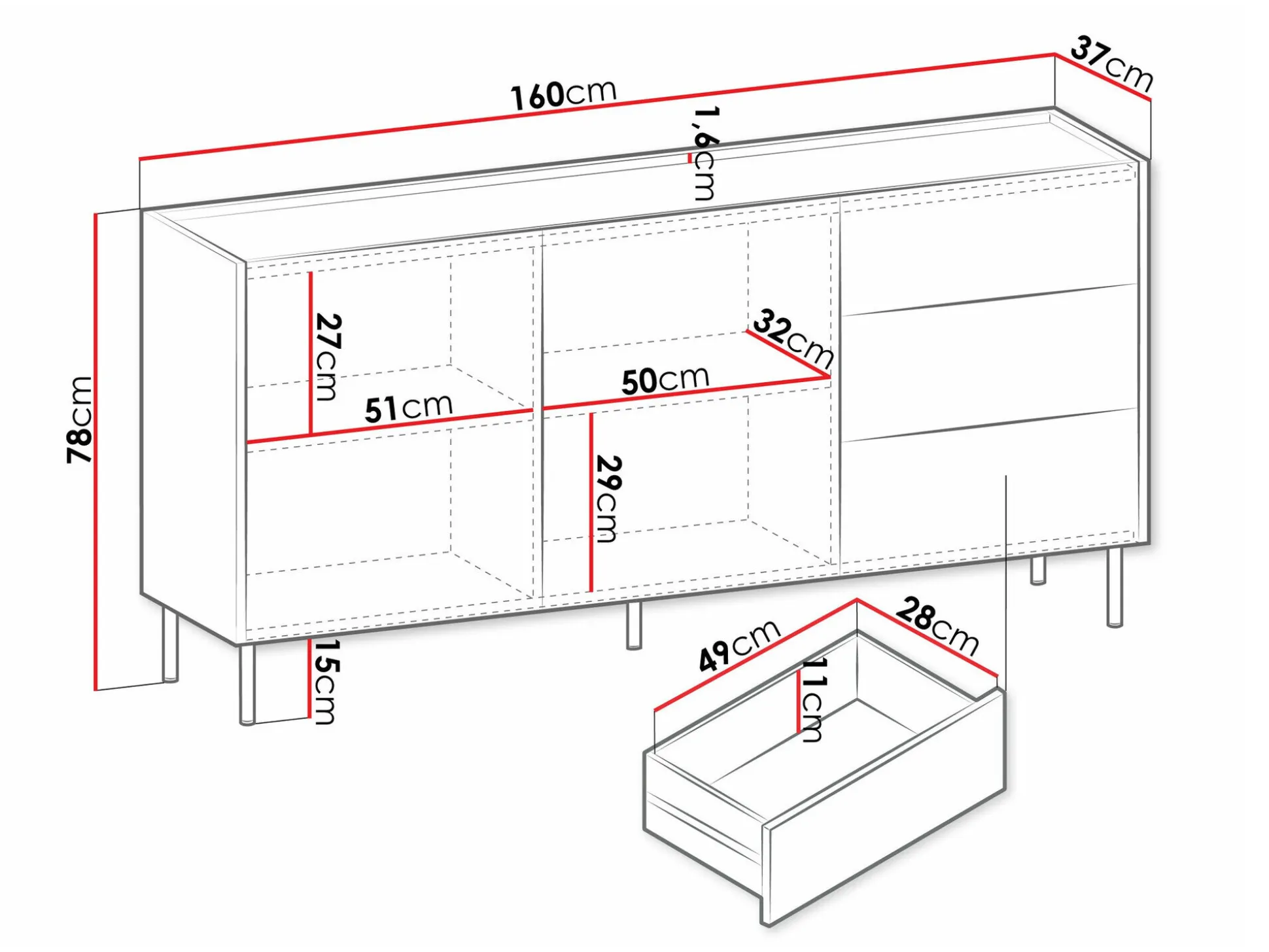 Kommode Comfivo Belviro