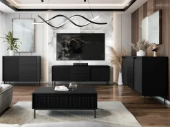 Kommode Comfivo Delruva (Sort)