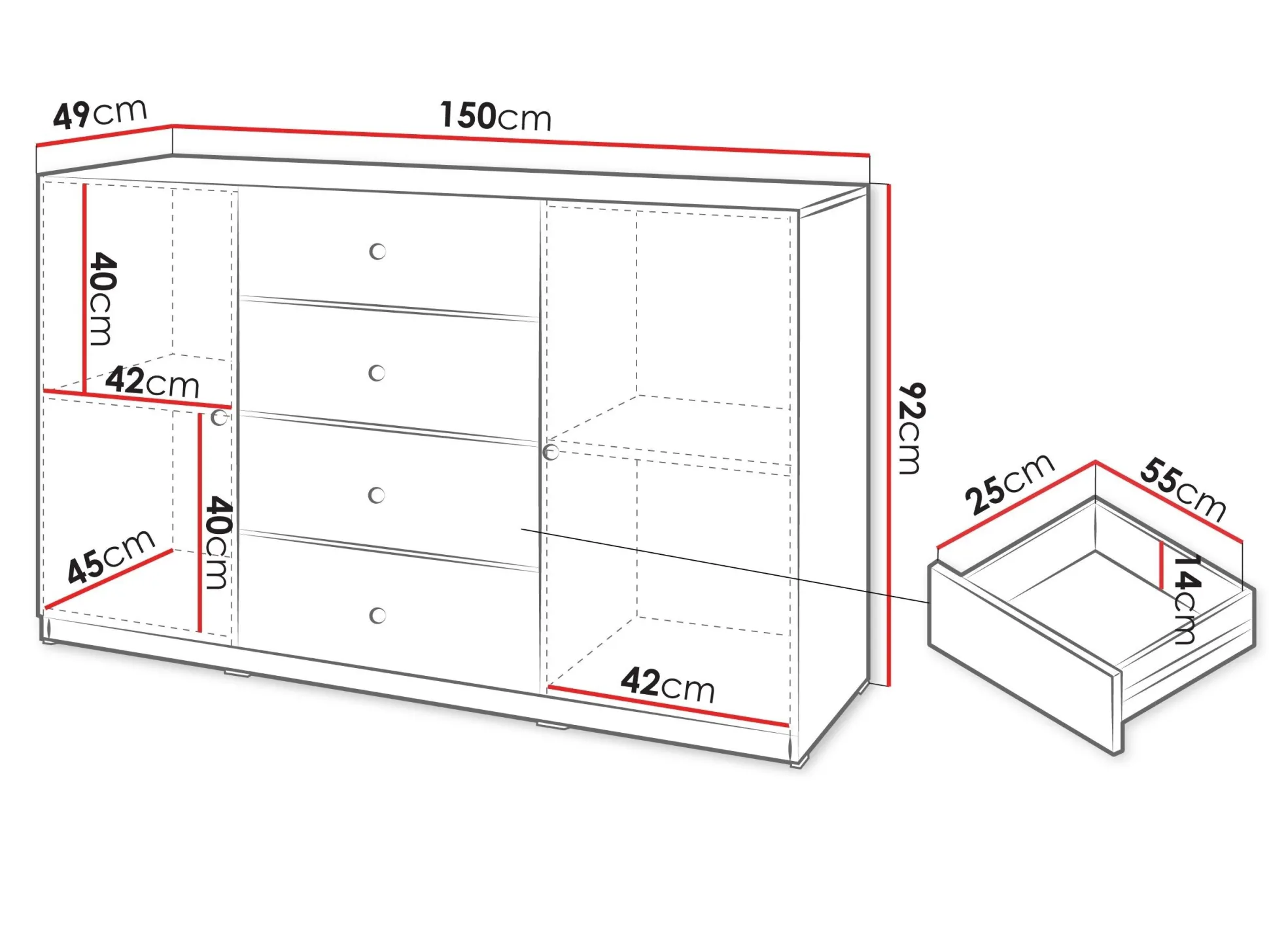 Kommode Comfivo Lenitas I