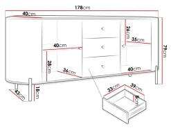 Kommode Comfivo Mirsoni
