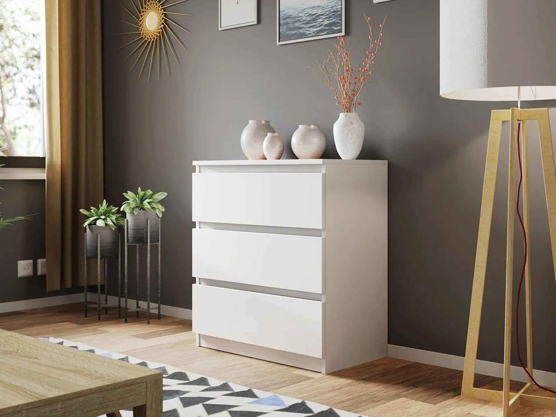 Kommode Comfivo Structor (Hvid)