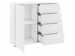 Kommode Comfivo Tutela I (Hvid + Mat hvid)