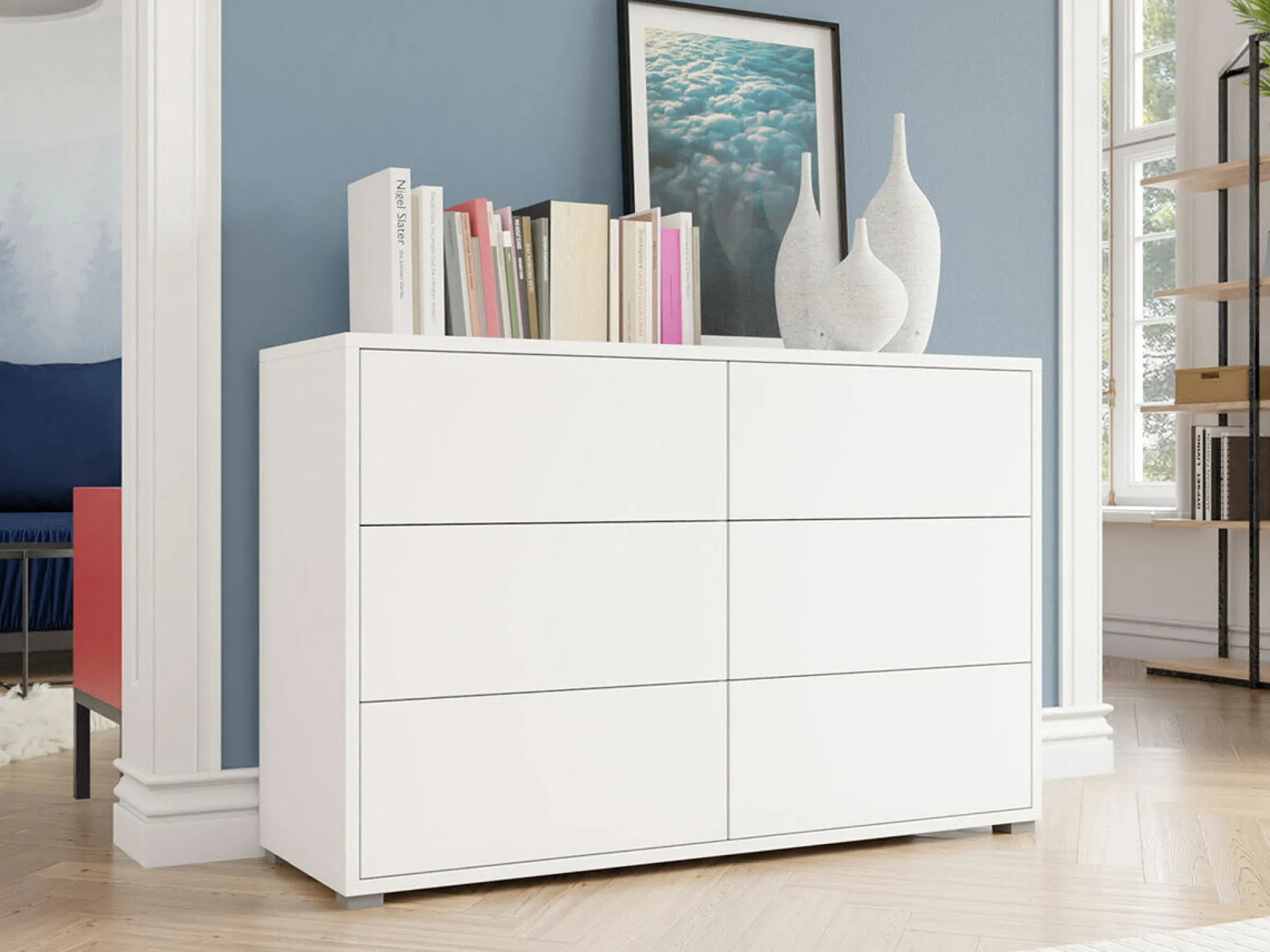 Kommode Comfivo Tutela II (Hvid)