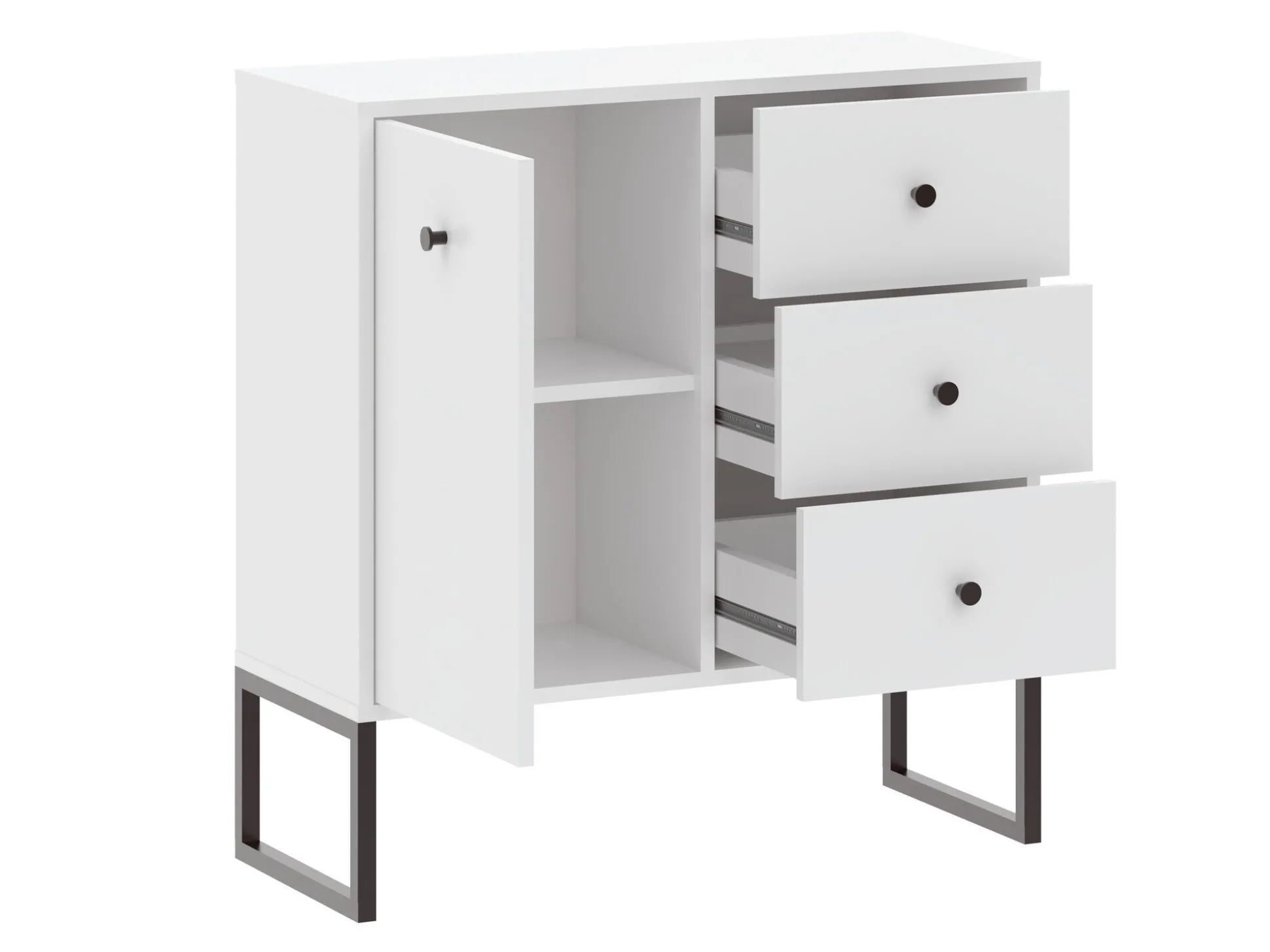 Kommode Dalferi 101 (Hvid)