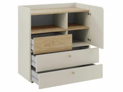 Kommode Domcali 109 (Grå + Egetræ)