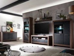 Kommode Dunfelu 100 (Kloster eg + Sort eg)