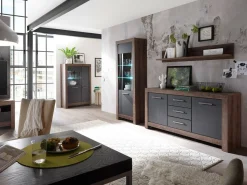 Kommode Dunfelu 100 (Kloster eg + Sort eg)