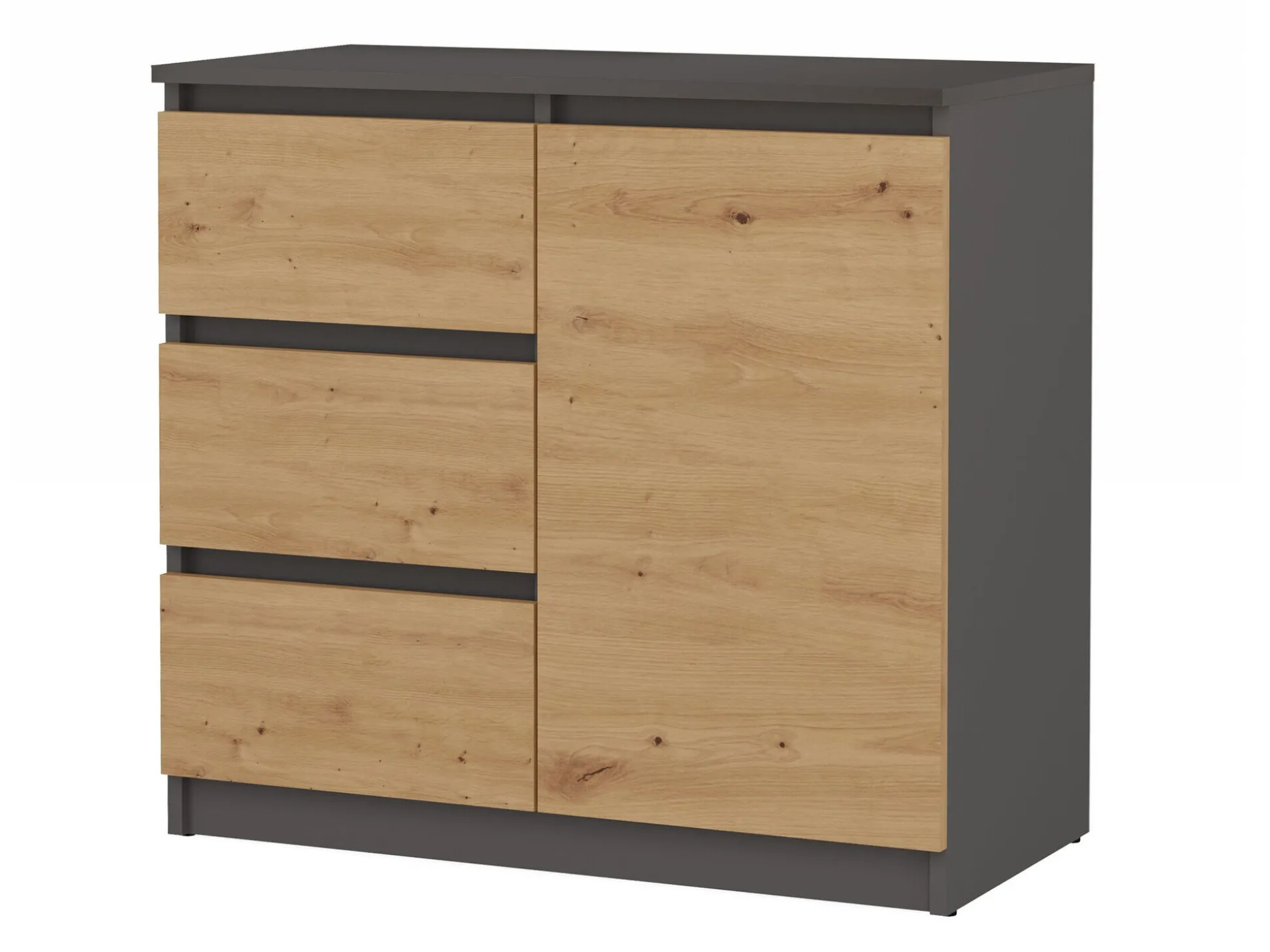 Kommode Elbvelu 110 (Antracit + Artisan eg)