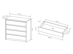 Kommode Evarenoi 100