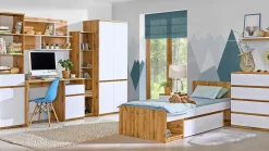 Kommode Evaropha 104 (Wotan eg + Hvid)