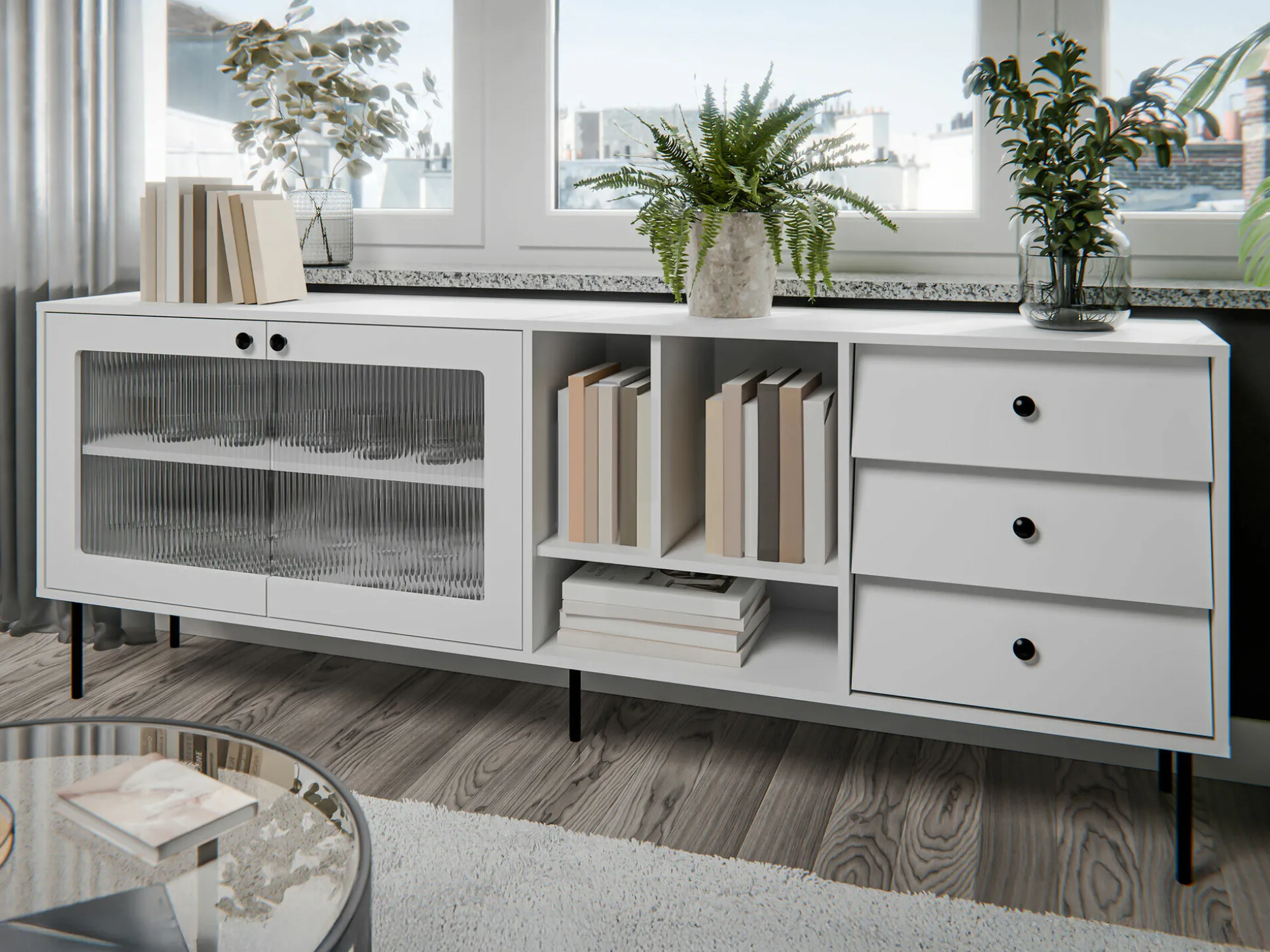 Kommode Feletri 104 (Hvid)