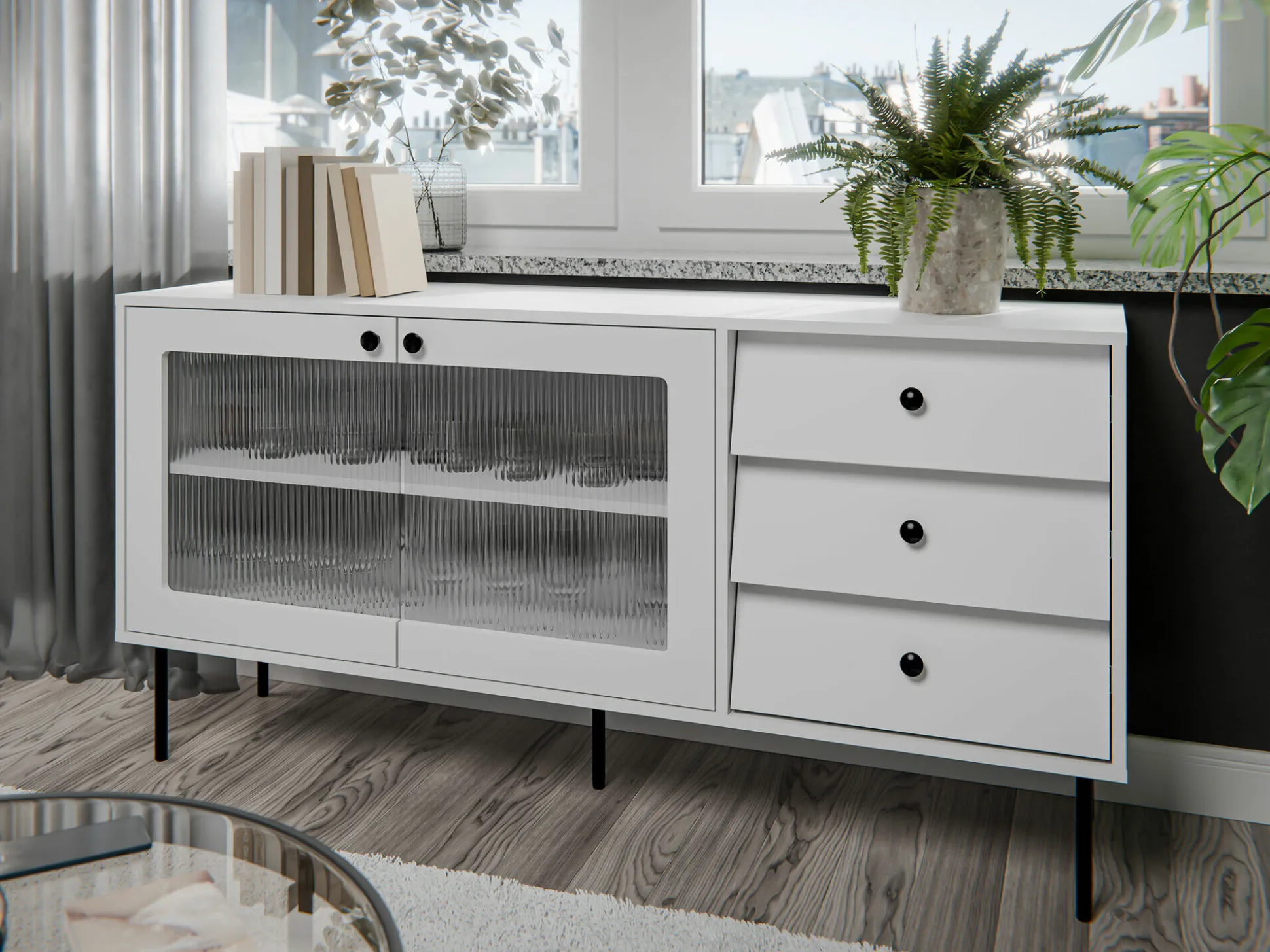 Kommode Feletri 101 (Hvid)