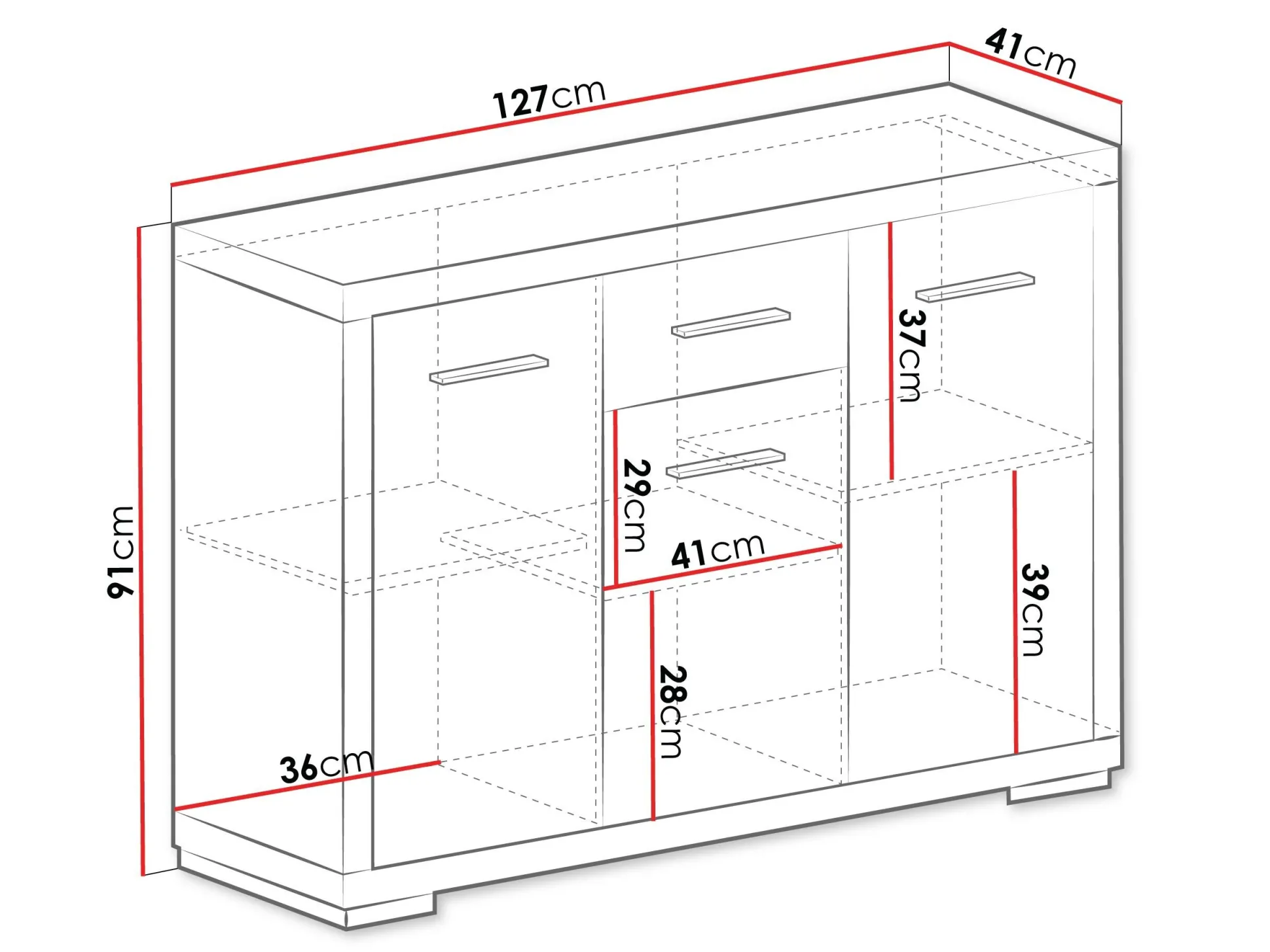 Kommode Fiomeri 103 (Santana eg)