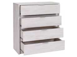 Kommode Fivelbo 102 (Kloster eg + Blank sort)