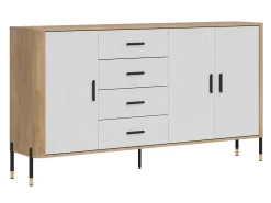 Kommode Flosora 121 (Hvid)