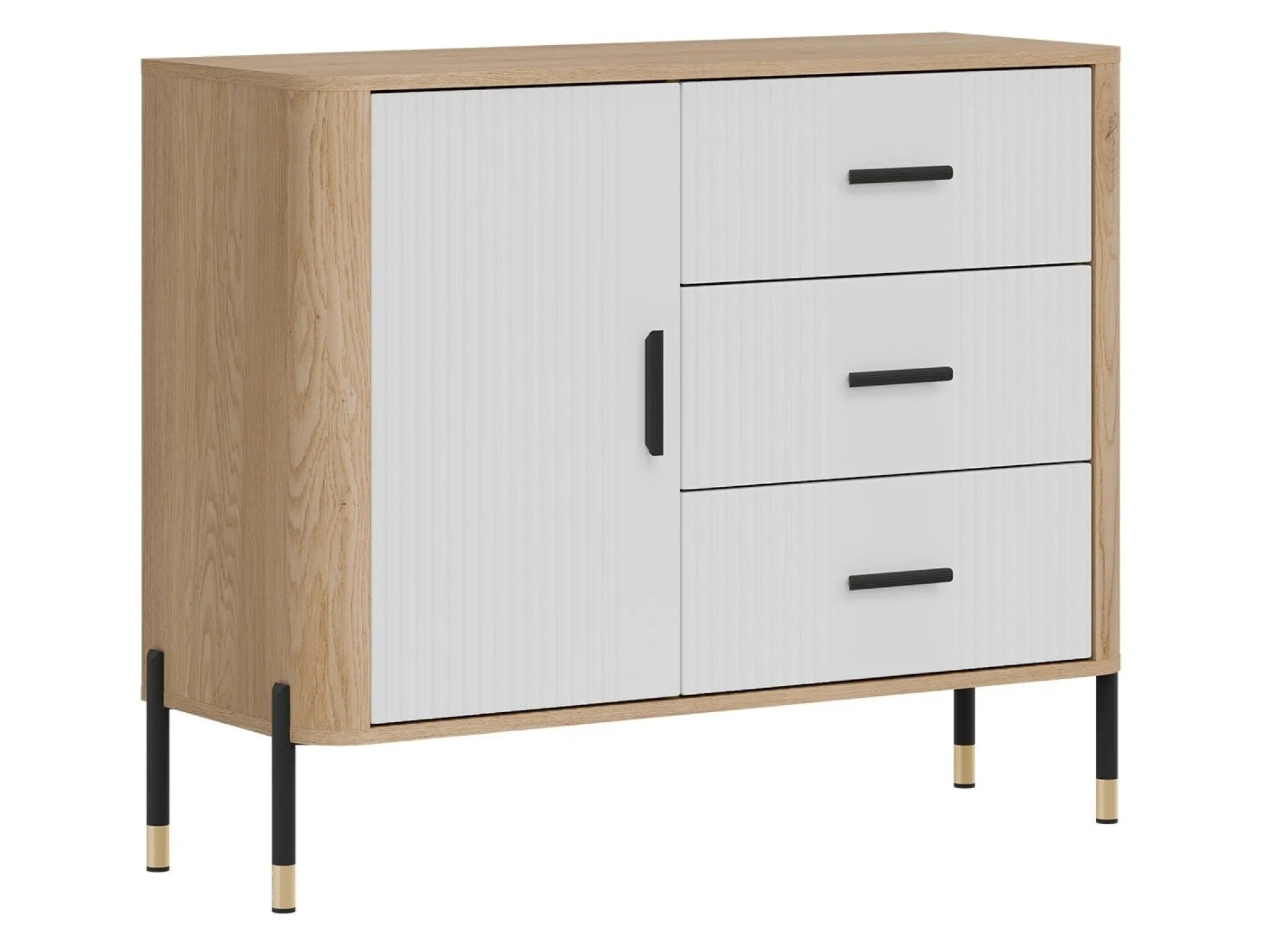 Kommode Flosora 107 (Hvid)