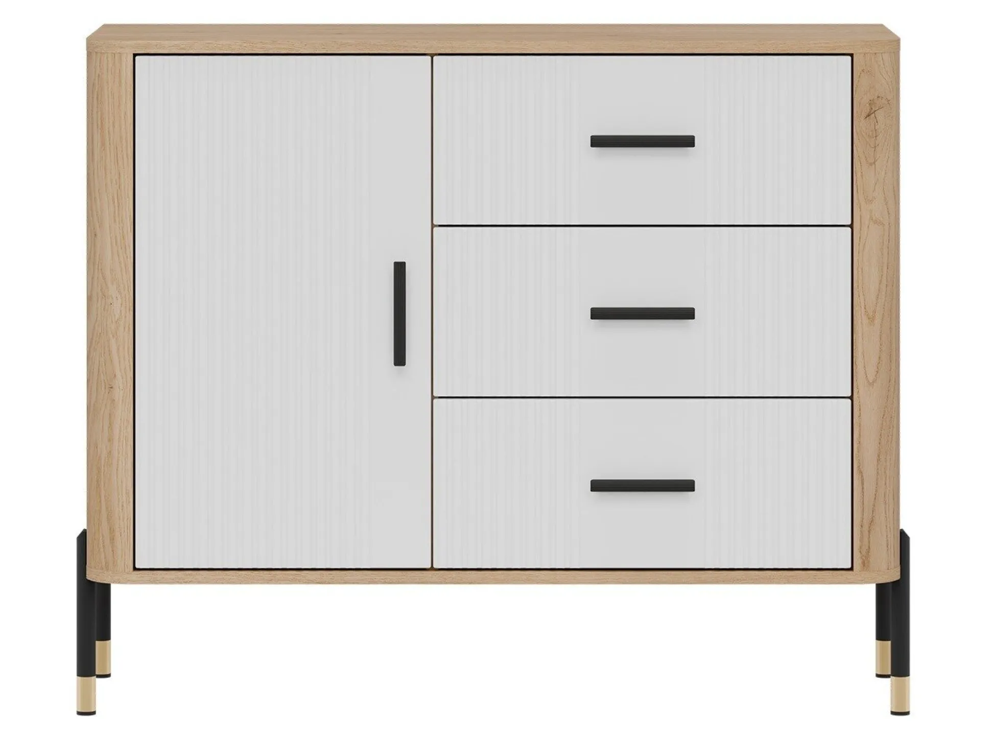 Kommode Flosora 107 (Hvid)