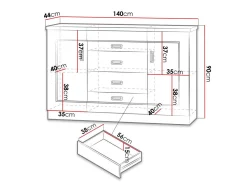Kommode Lircava 105 (Lefkas eg)